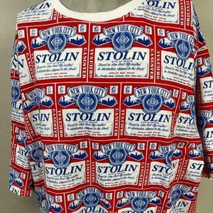 Stolin Men's 100 % COTTON Short Sleeve T-Shirt ST-002207-035 SIZES: 3XL